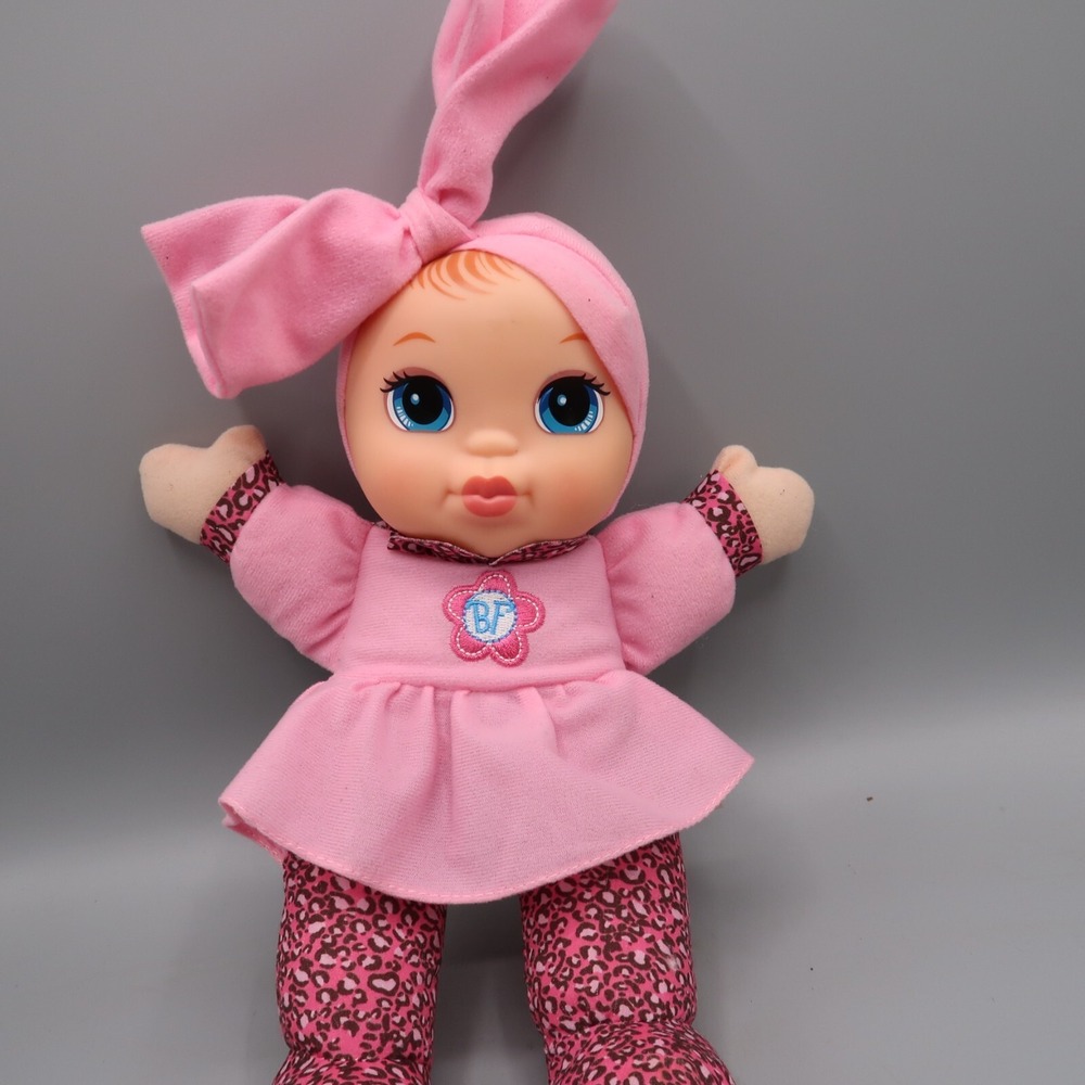 Babys First Kisses Doll Talks Says 'I love you' Blows Kisses Goldberger 12" Pink